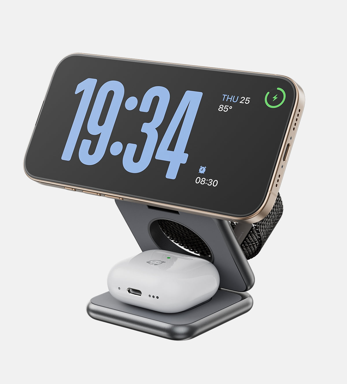 KUXIU X40 3-in-1 MagSafe Foldable Charging Stand
