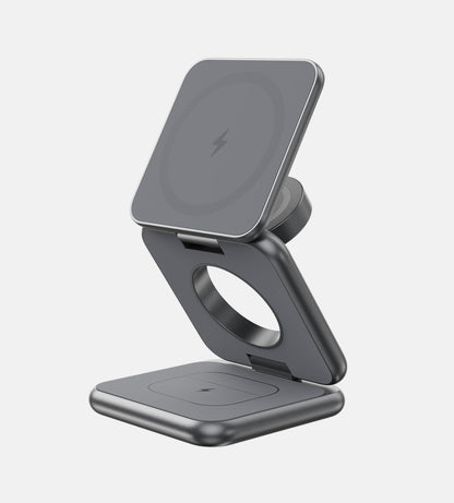 KUXIU X40 3-in-1 MagSafe Foldable Charging Stand
