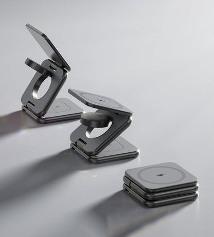 KUXIU X40 3-in-1 MagSafe Foldable Charging Stand